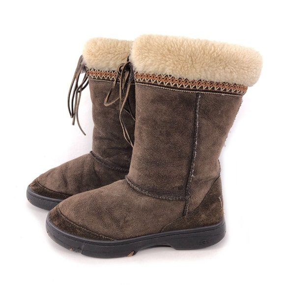 UGG Ultimate Cuff Tall Winter Boots 8 - Picture 2 of 12